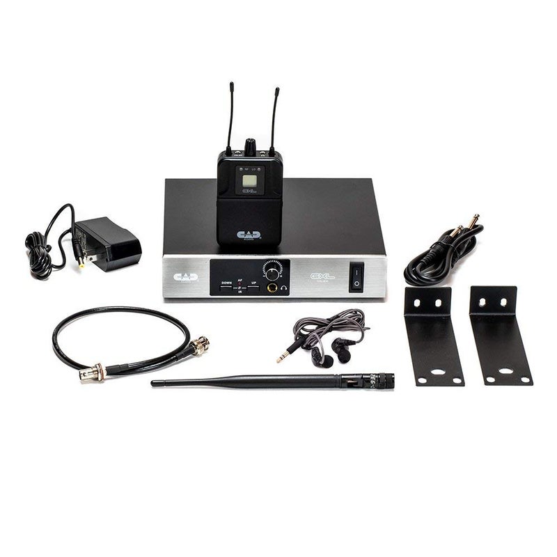 CAD Audio GXLIEM Frequency Agile Wireless In Ear Monitor System includes MEB1 Earbuds, Rack Mount Ears and Antenna Relocation Kit 900MHz - Image 4
